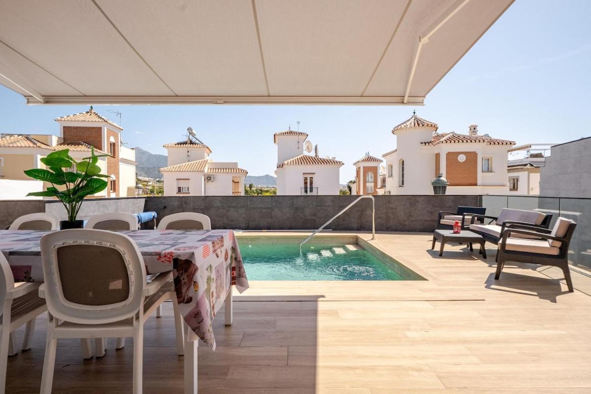 Villa Antonia Mar - Private & Heated Pool - Punta Lara Nerja Εξωτερικό φωτογραφία