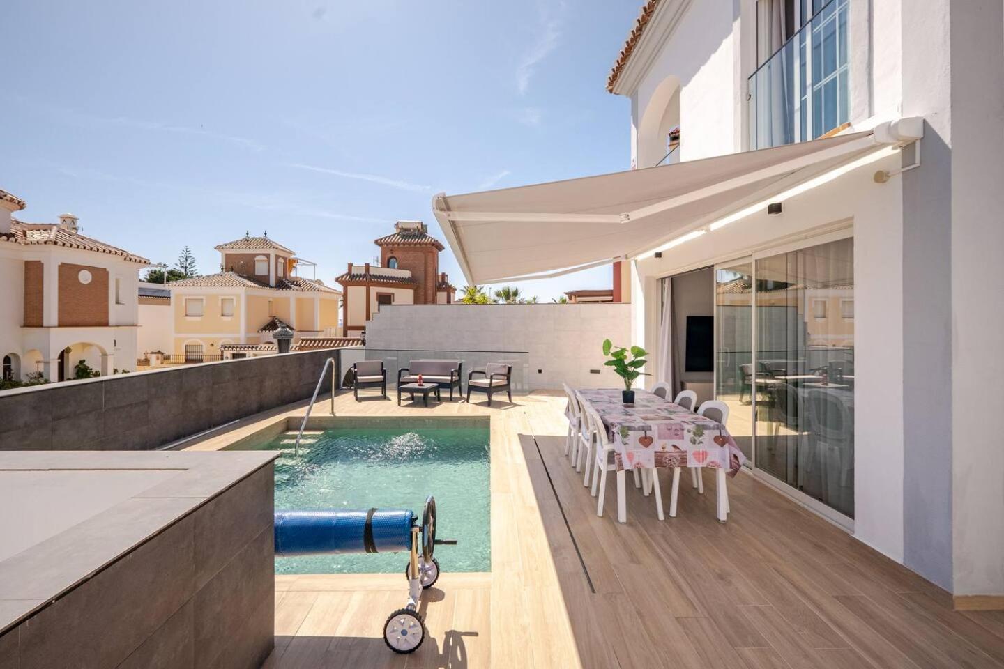 Villa Antonia Mar - Private & Heated Pool - Punta Lara Nerja Εξωτερικό φωτογραφία